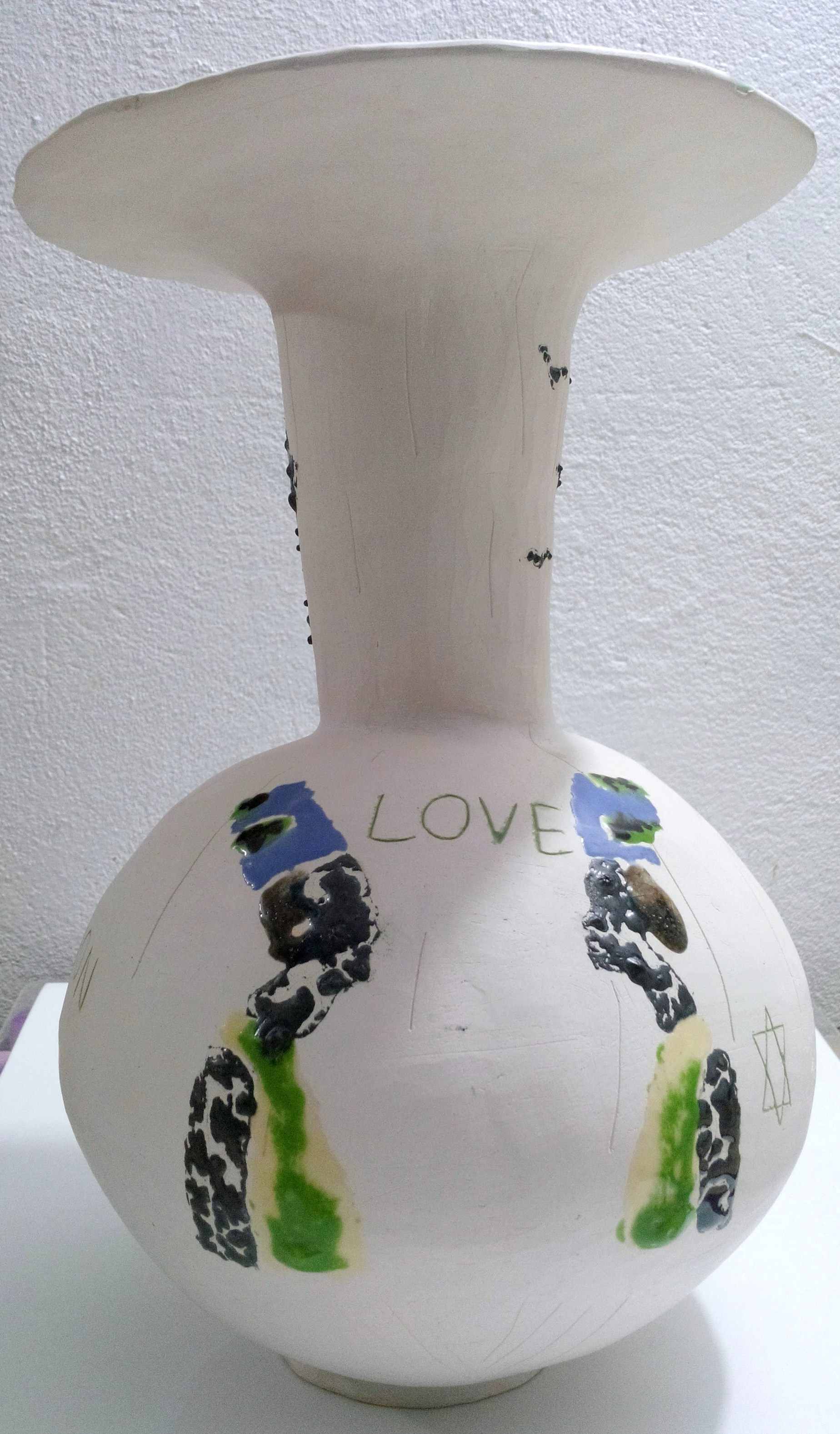 Steve Reid - Barbados - Peace & Love - ceramics